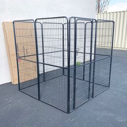 (New in box) $180 Heavy Duty 5x5x5ft Tall 8-Panel Pet Playpen Dog Crate Kennel Exercise Cage Fence