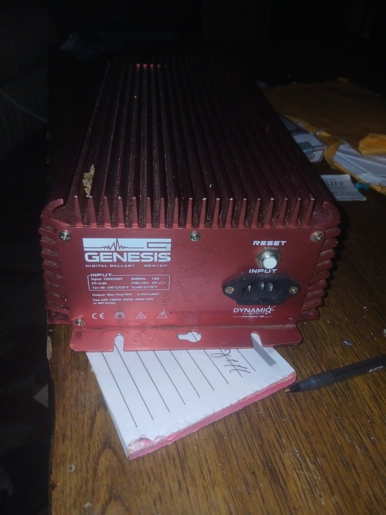 Genesis Digital Ballast 1000w