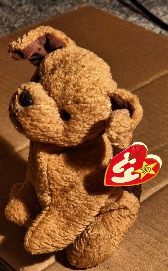 TY Beanie Babies " Fuzzy Dog"