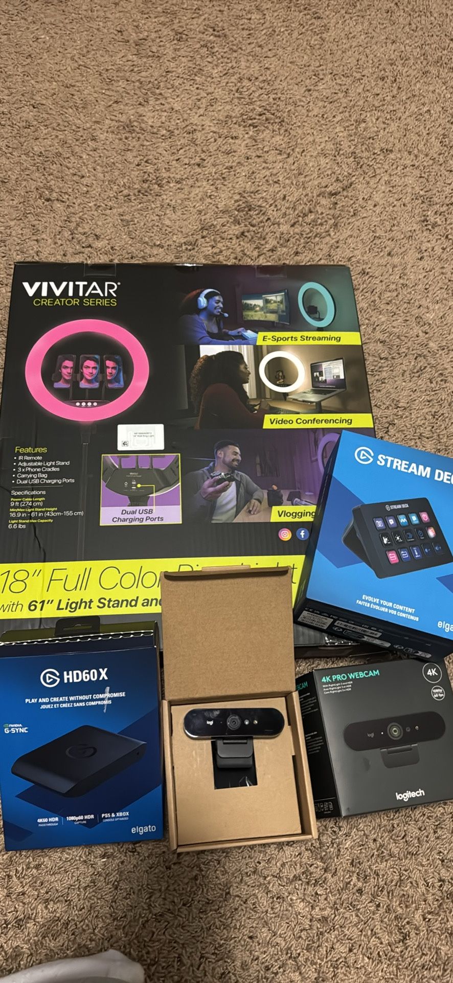 Streaming Set Up Equipment ✨