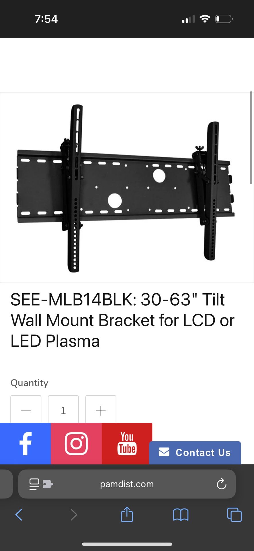 TV Wall Mount 30-63 Inch
