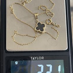 14k Solid Gold Necklace 