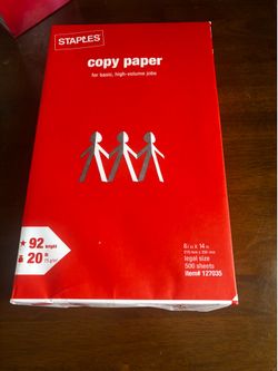 8.5-Inch x 14-Inch Copy paper