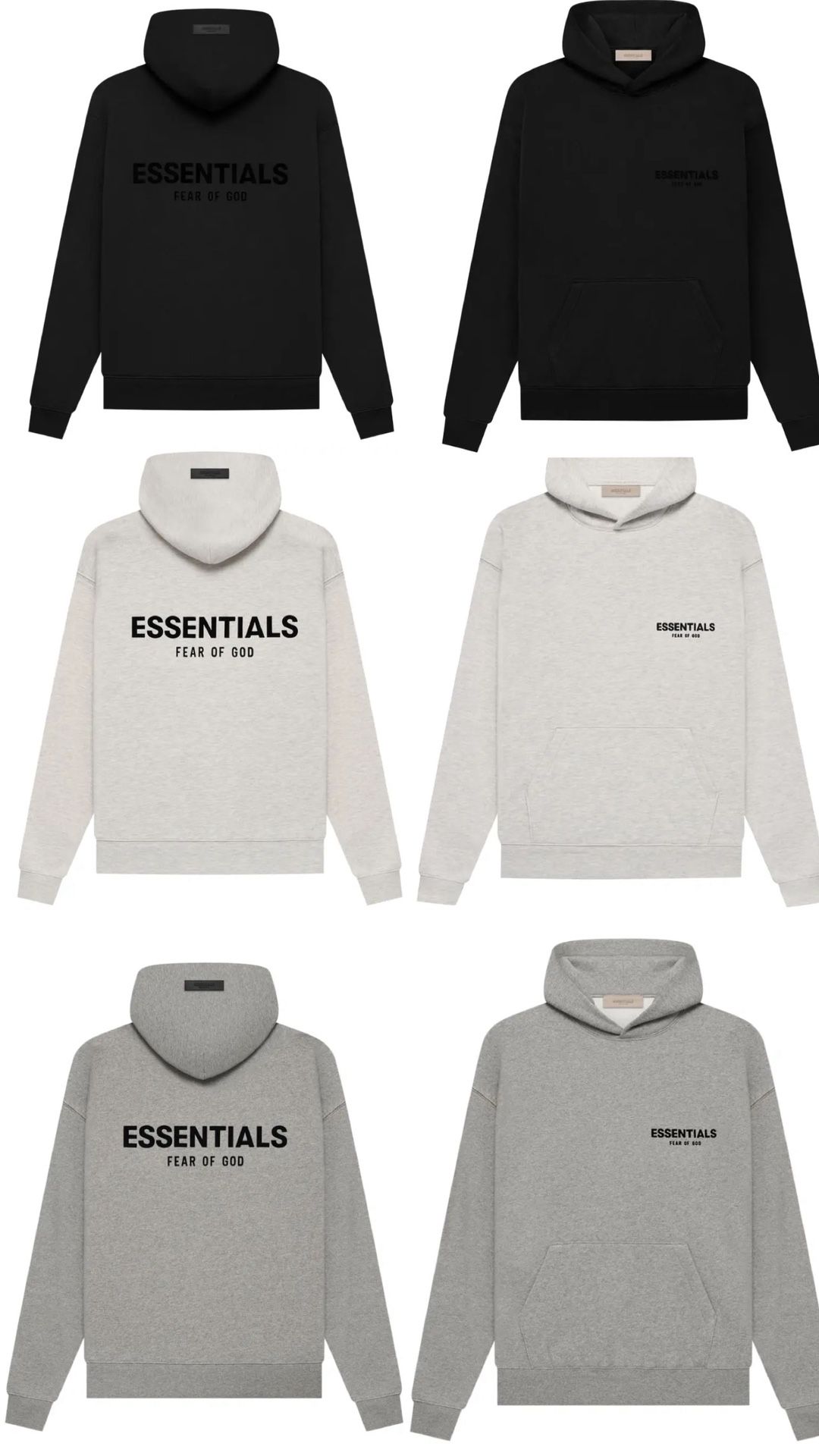 Essentials Hoodies For Bulk / Mayoreo Essentials Hoodies