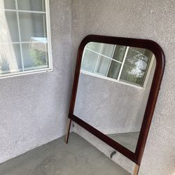 wood mirror 