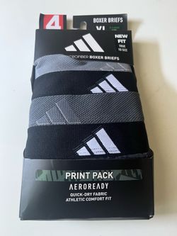 Microfiber Boxer Briefs (AEROREADY Print Pack) 4 pack