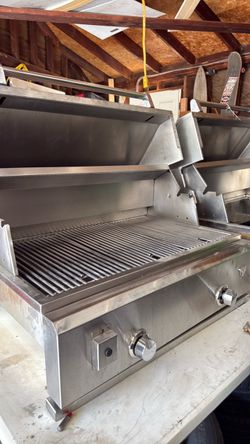 Stainless outdoor bbq