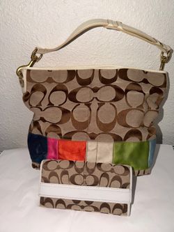 Vintage coach purse & wallet