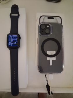 Apple Watch with Black Sport Band** read description**