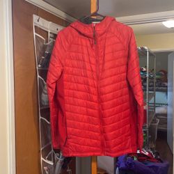 Colombia Jacket Red Men Small