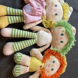 Strawberry Shortcake Dolls Set Of Three
