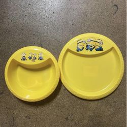 Despicable Me Minion Reusable Plate And Bowl
