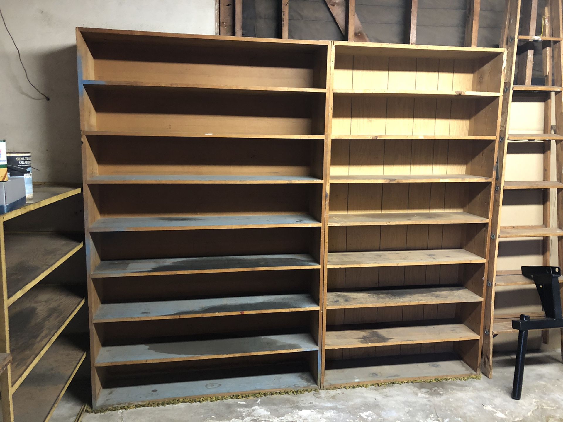 Garage Storage Shelves Solid Wood