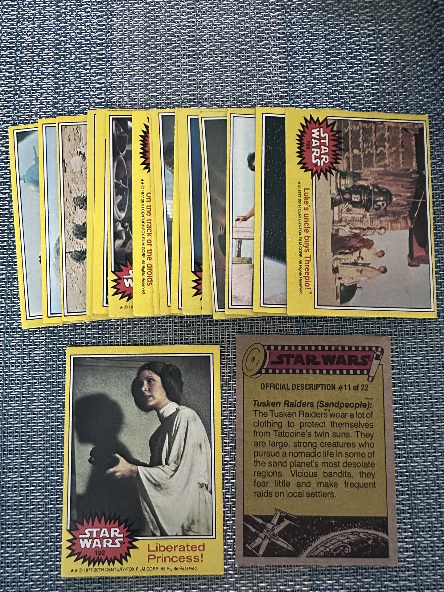 1977 Star Wars Topps Trading Cards