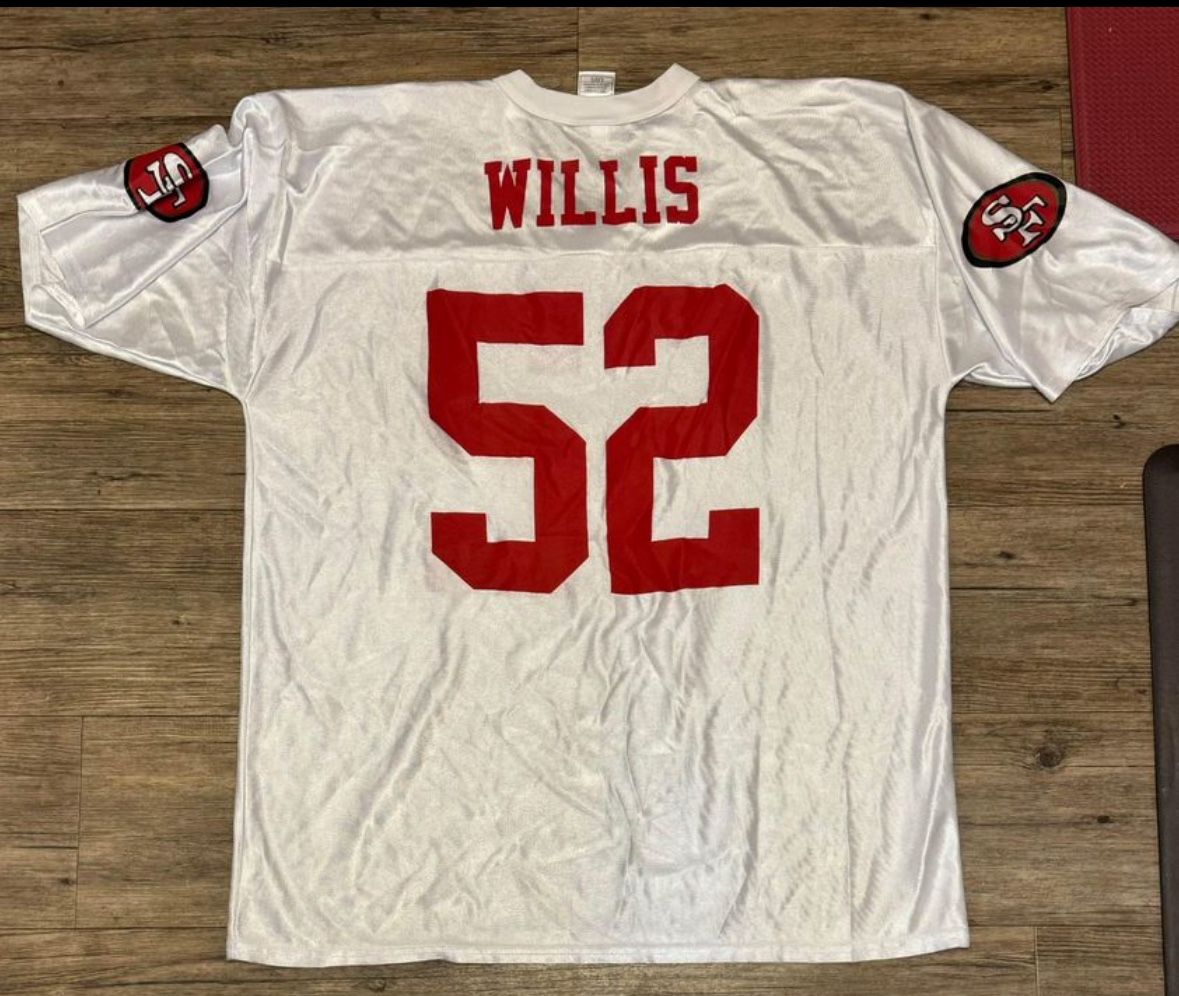 San Francisco 49ers NFL Team Apparel #52 Patrick Willis HOF Men’s XL Jersey. SALE $30.00