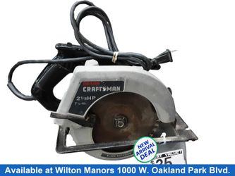 Craftsman 315109030 Black Corded Circular Saw