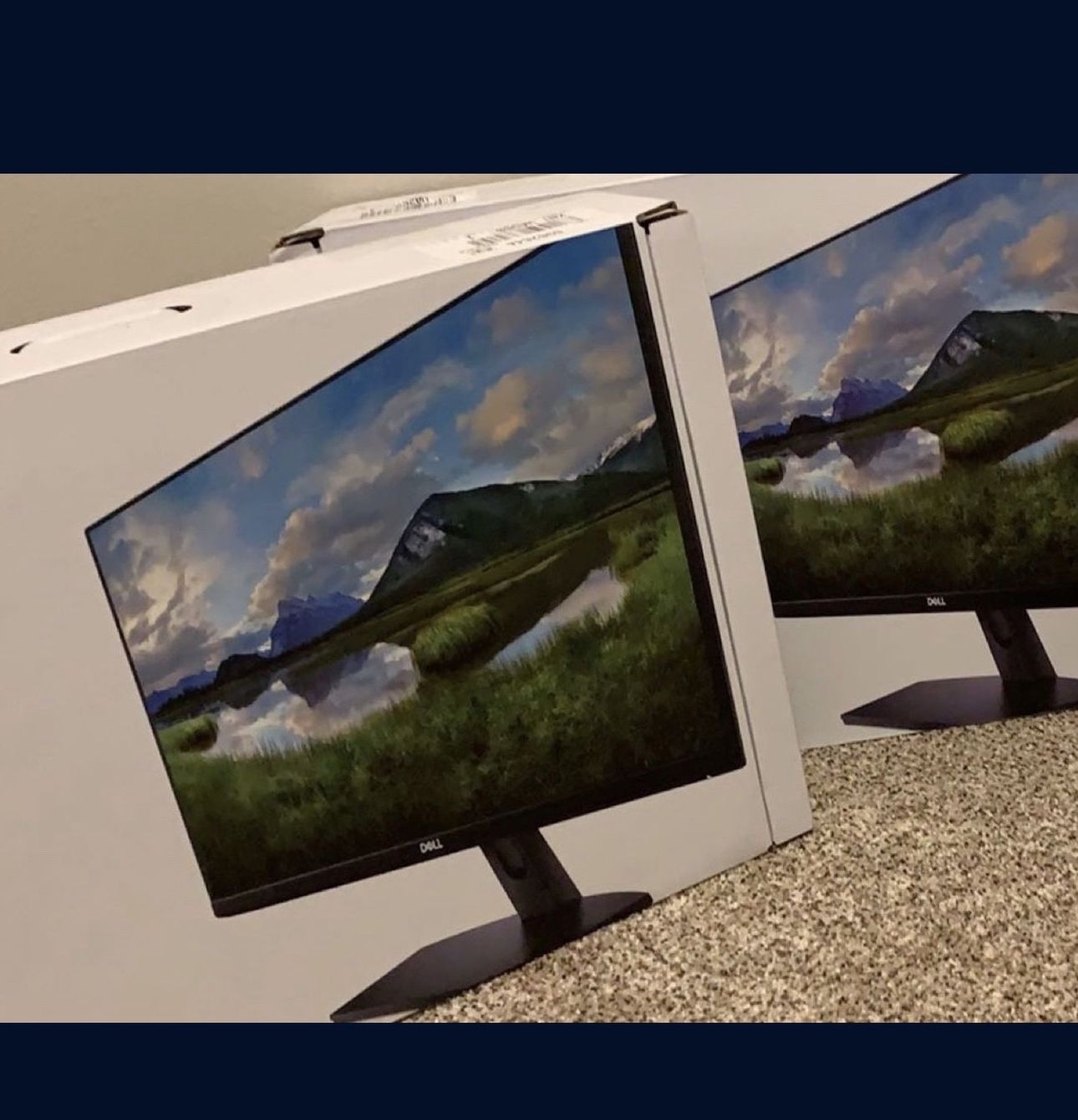 2 Brand New - 24” Dell LED Monitors