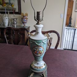 George Washington Martha Washington Lamp 