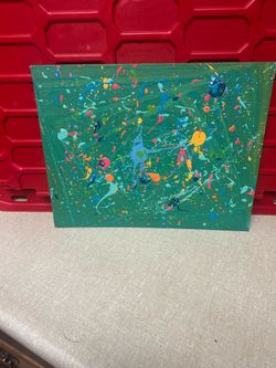 Free Abstract Splatter Painting