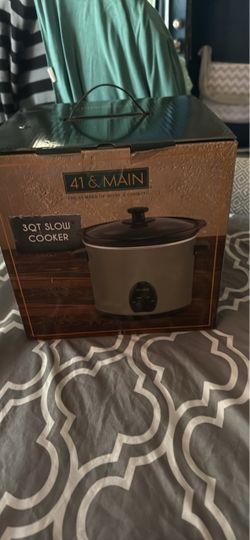 41 & Main 3Qt Slow Cooker