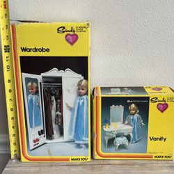 Vintage Doll Accessories Sindy with Boxes $50 for Both xox