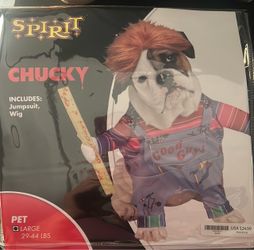 Chucky Dog Costume size L