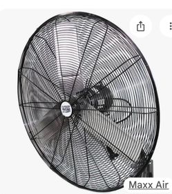 Maxx Air 30” Industrial Oscillating Wall Mounted Fan