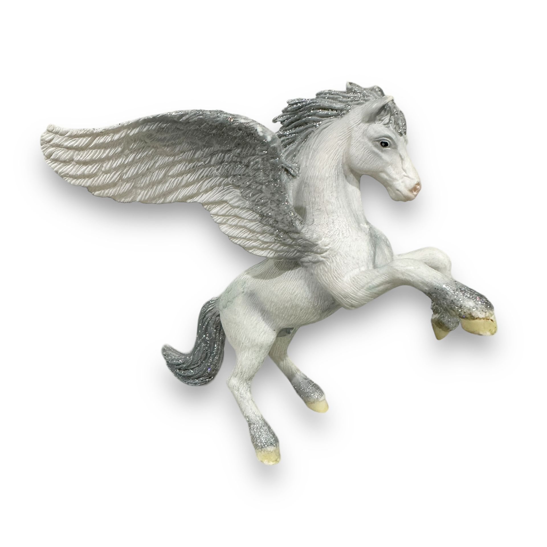 Schleich Bayala Rearing Pegasus Winged Horse 70202 Glitter Fantasy Figure 2004   Introducing the Schleich Bayala Rearing Pegasus Winged Horse 70202 Gl