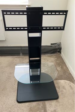 TV Stand w/mounting brackets and middle glass piece