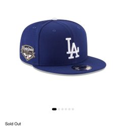 DODGERS CHAMPIONSHIP PATCH SNAPBACK NEW