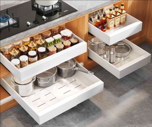 Seinloes Expandable Pull Out Cabinet Organizer