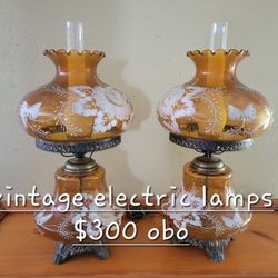 Vintage Electric Lamps