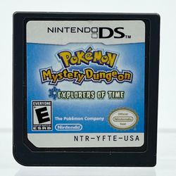 Pokemon Mystery Dungeon Explorers of Time (Nintendo DS, 2008)