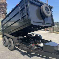 Scissor Lift Dump Trailer