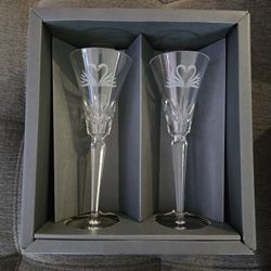 Waterford Crystal Champagne Flutes