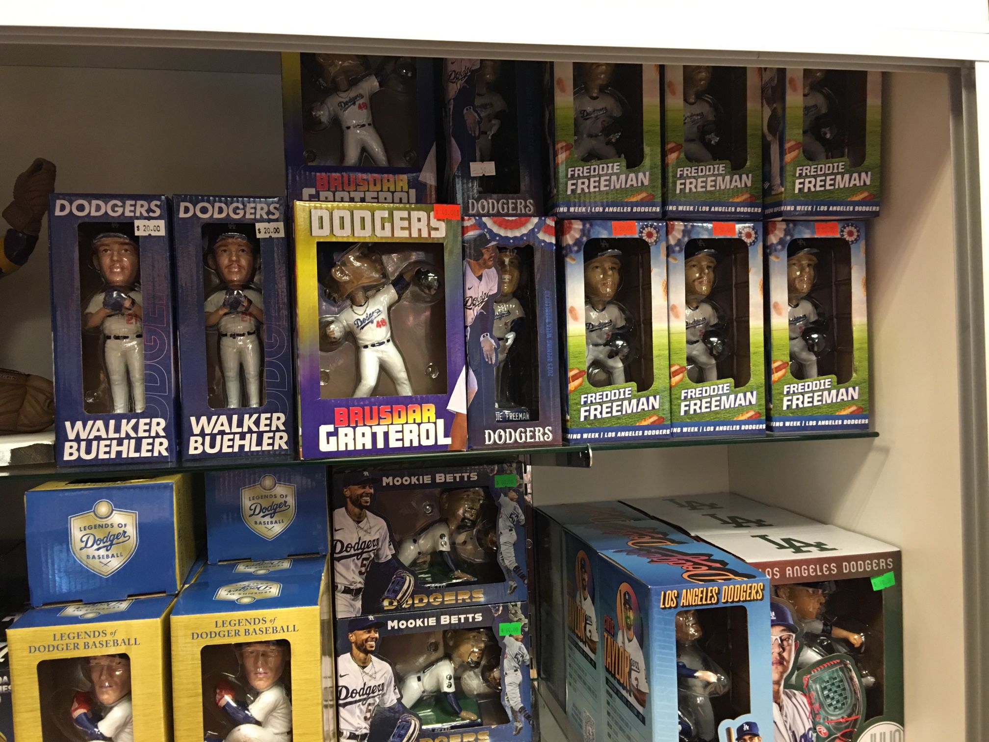 2024 Dodgers Stadium Giveaway Bobbleheads 