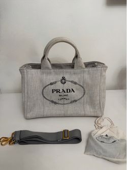 AUTHENTIC PRADA Canvas tote bag