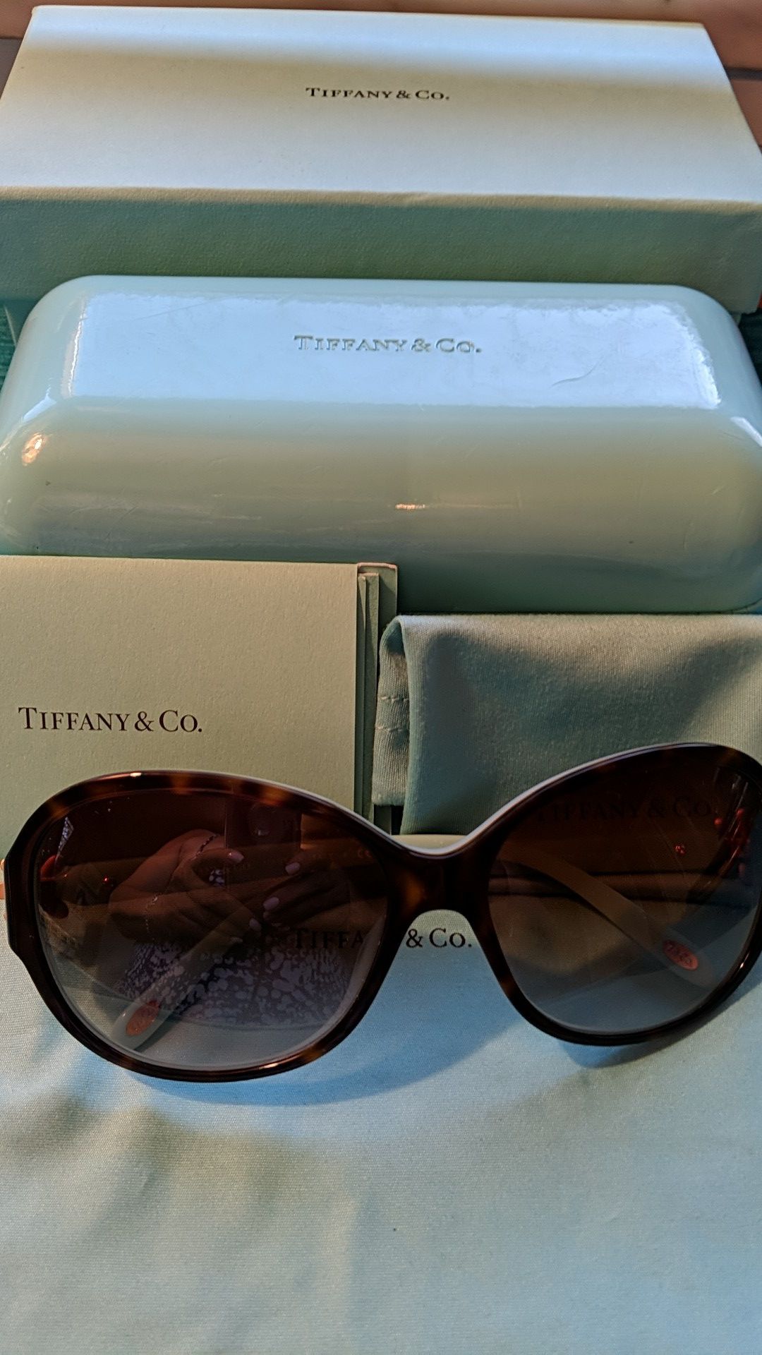 Tiffany Sunglasses TF 4068B Brown & Blue