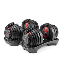 Brand NEW Bowflex 552 Dumbbells Steel Set Of Two Adjustable Dumbbells