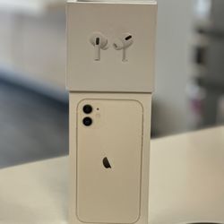 Iphone 11 airpods in box new arrivals