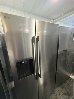 LG Stainless Steel Side-by-Side Refrigerator