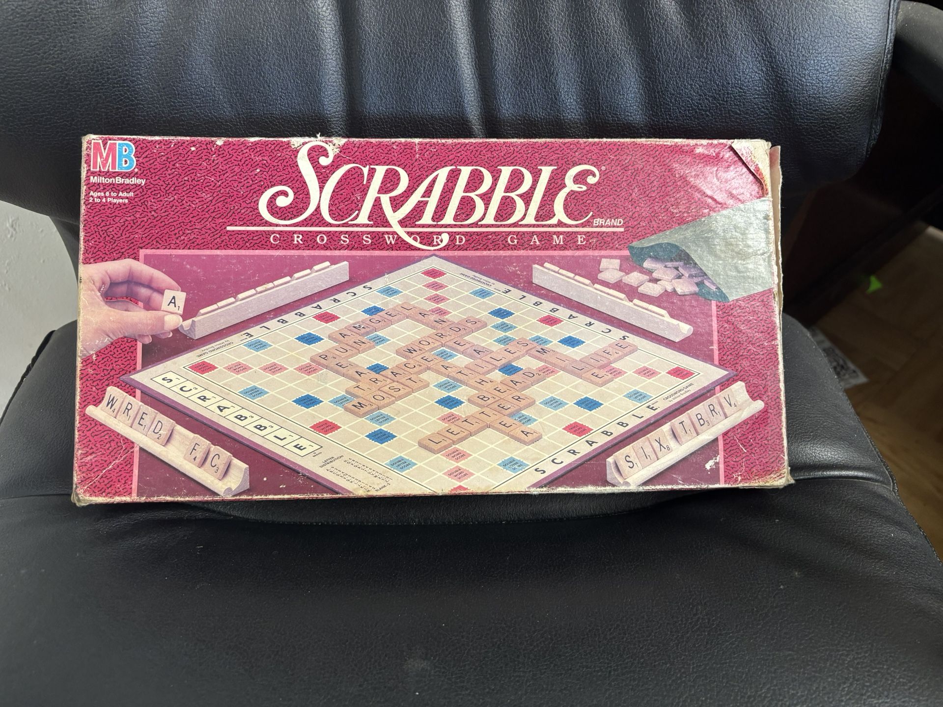 Vintage Scrabble Board Game 1989 Edition