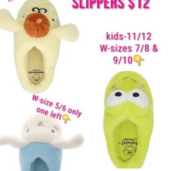 ❤️Sanrio Plush Slippers $12 Each Limited Quantities 👇👇👇