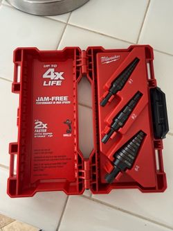 Milwaukee Step Drill Bit- 3 Piece Set