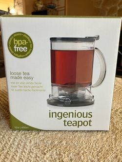 Ingenious Teapot 16oz Loose Tea Brewer (New)