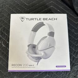 Turtle Beach Recon 200 Gen 2 Powered Gaming Headset - Xbox Series X, Xbox Series S & Xbox One, PS5, PS4, Mobile & PC with 3.5mm - Bass Boost, Memory F