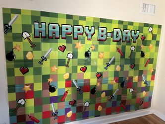 Minecraft Birthday Decorations