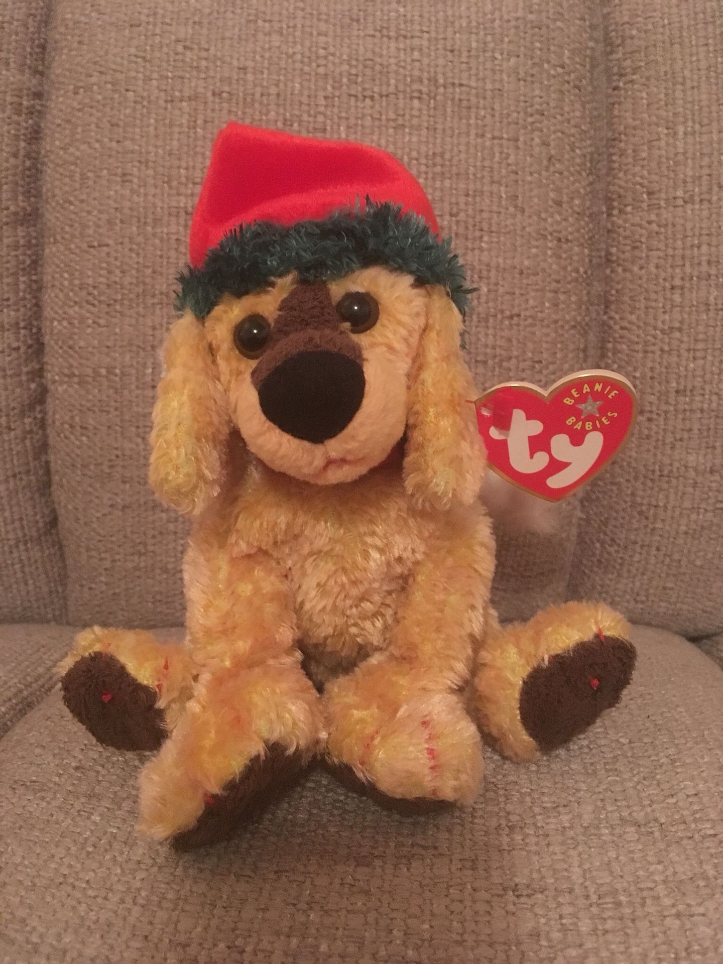 TY Beanie Baby - Jinglepup the Dog (UK Exclusive Version) (6 inch) $8