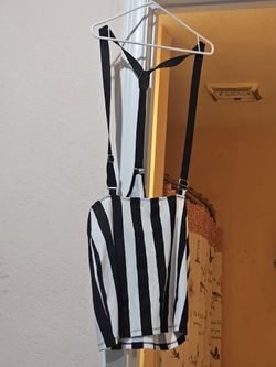 Beetlejuice Overall Skirt