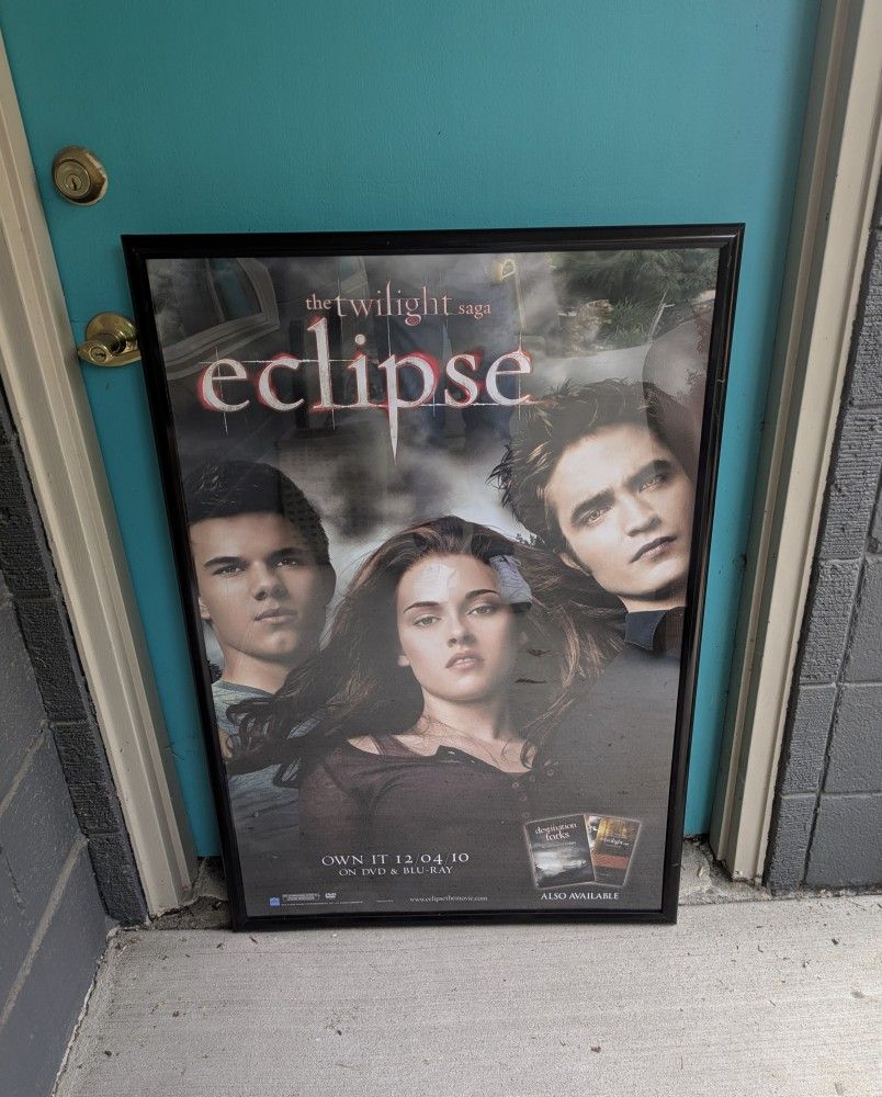 Original 2010 Twilight Series Movie Poster: Eclipse